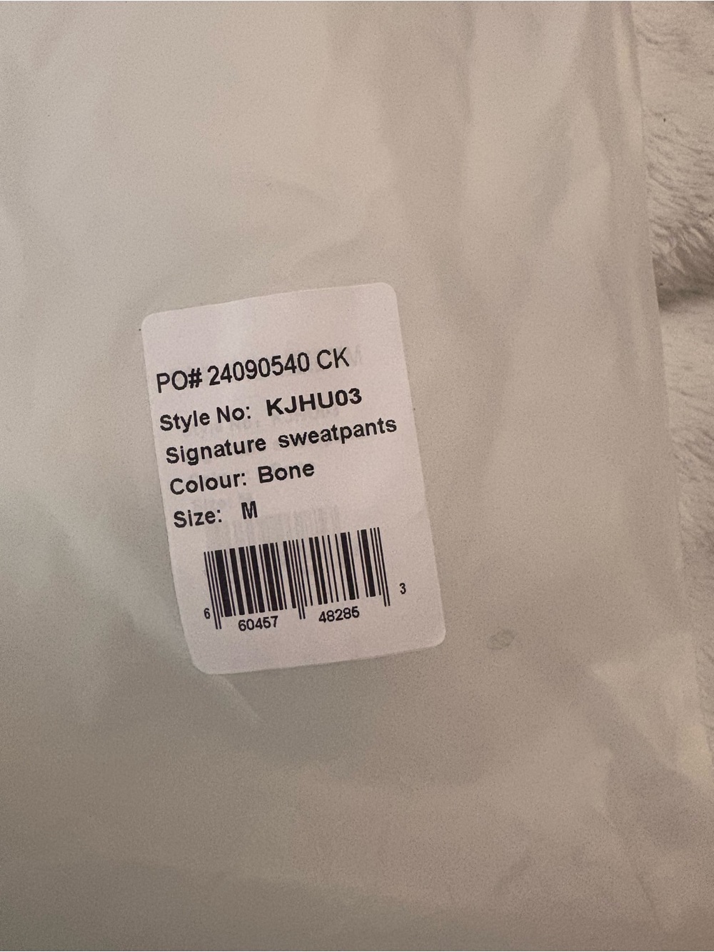 Comfrt Sweatpants Color Bone - Picture 4 of 5